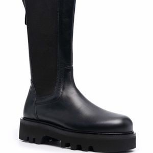NEW Furla gorgeous black leather boots. New with tags.